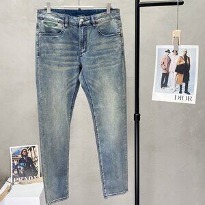 New Chrome Hearts Men’s Slim Straight Blue Jeans